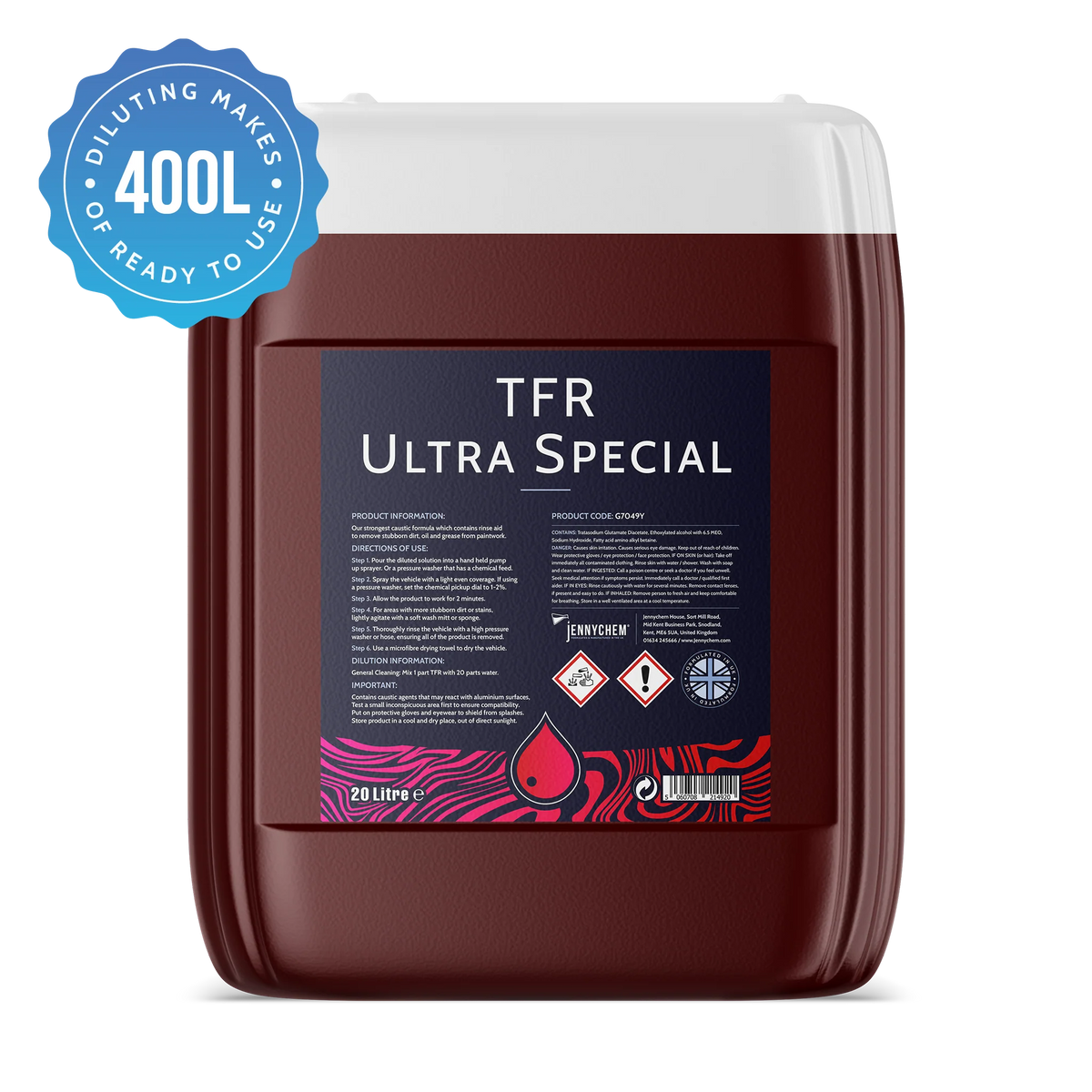 Jennychem TFR Ultra Special  | Strongest Traffic Film Remover 20L