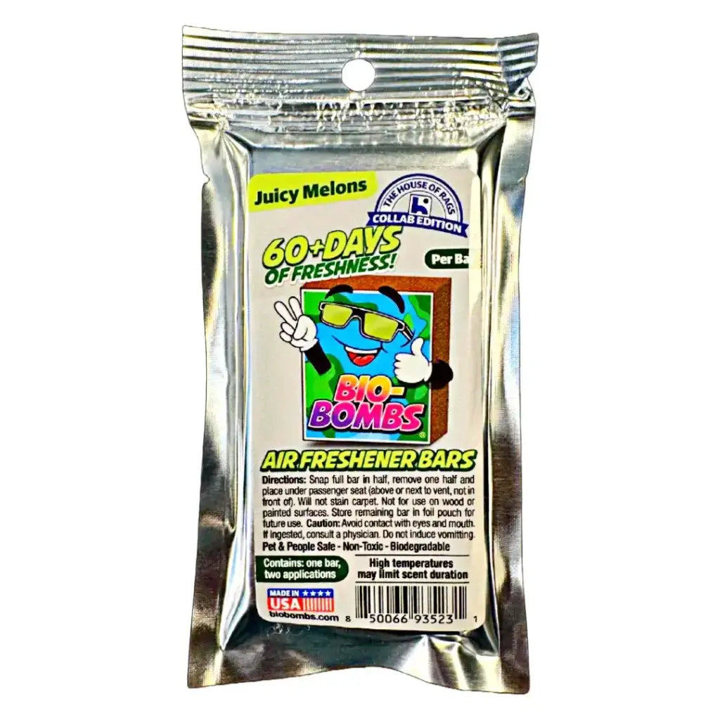 Bio-Bombs Bio-Fresh Bar | Long Lasting Air Freshener Solution - Juicy Melons