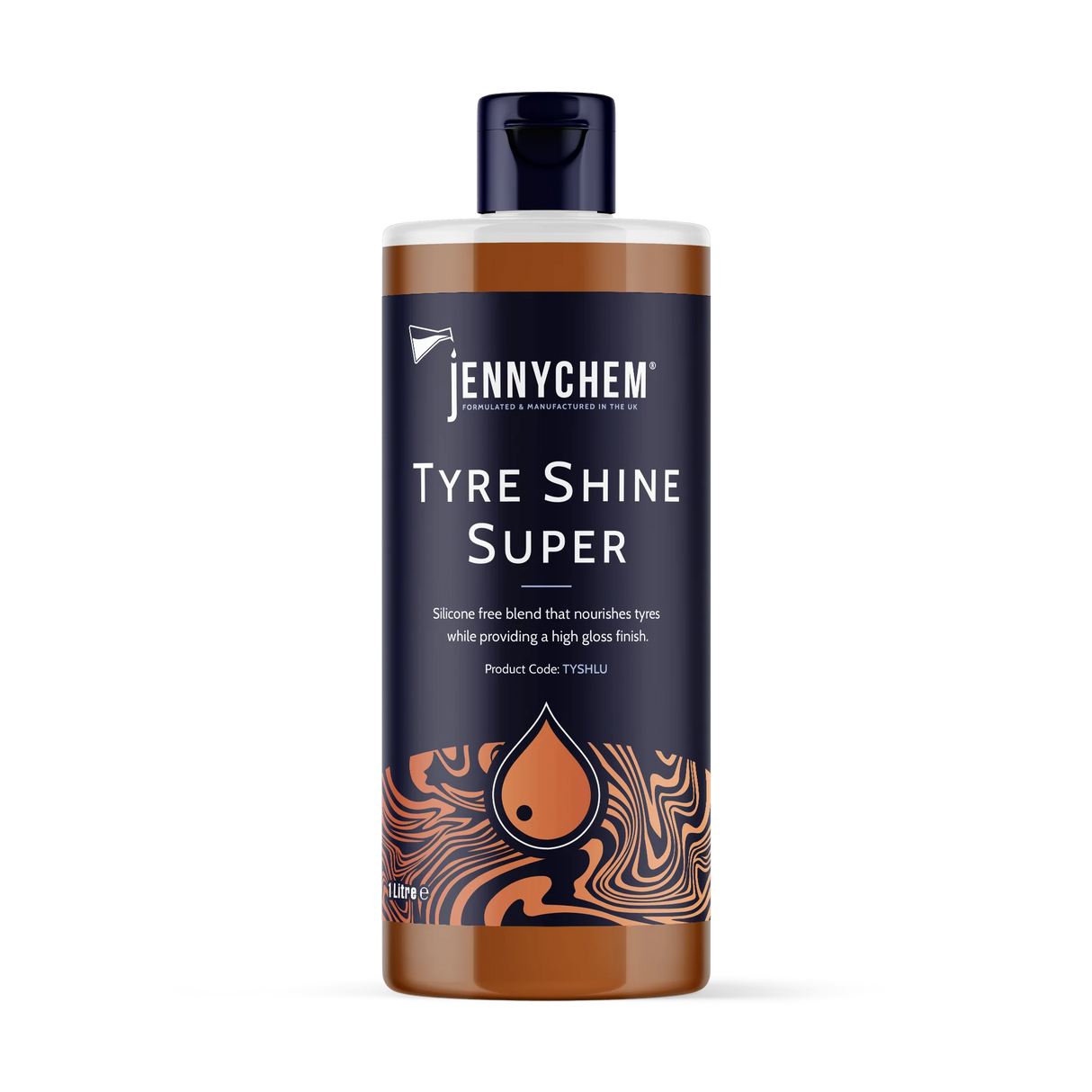 Jennychem Tyre Shine Super - Silicone Free Rubber Dressing 1L