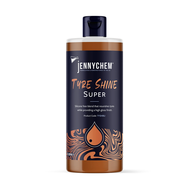 Jennychem Tyre Shine Super 1L | Silicone Free  High Gloss Dressing