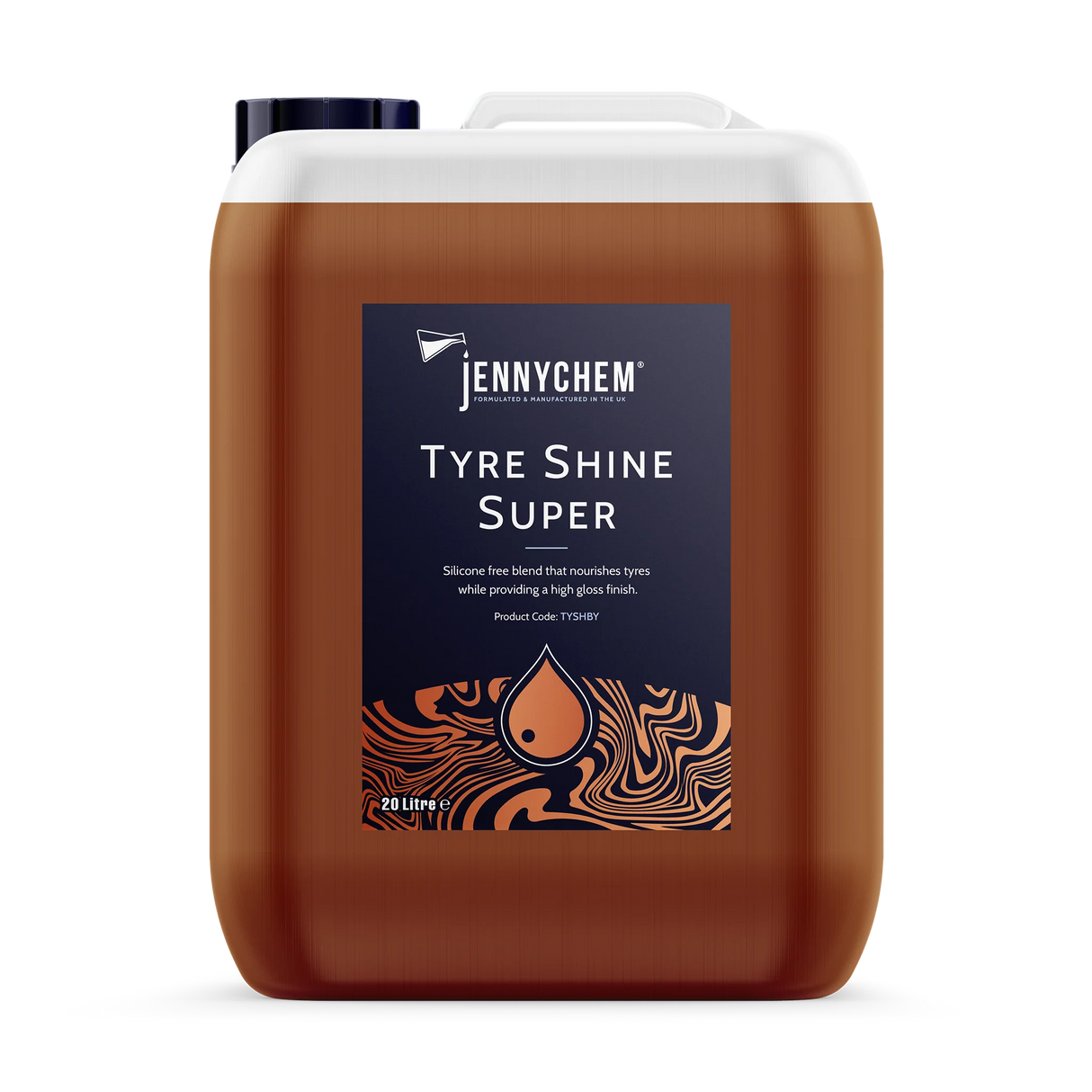 Jennychem Tyre Shine Super - Silicone Free Rubber Dressing 20L
