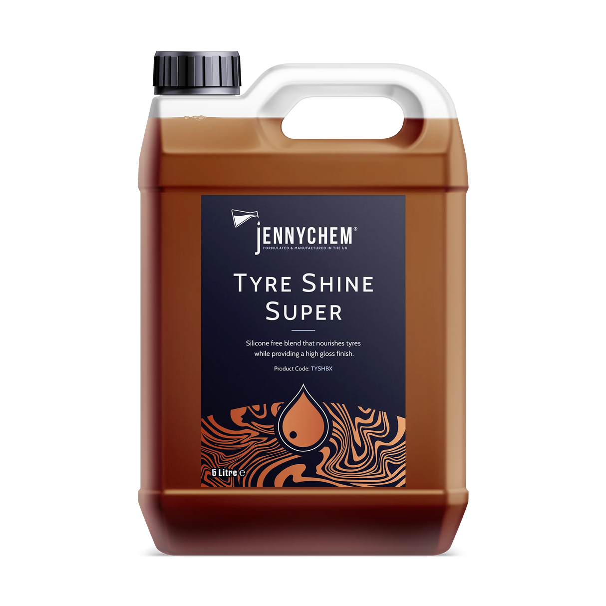 Jennychem Tyre Shine Super - Silicone Free Rubber Dressing 5L