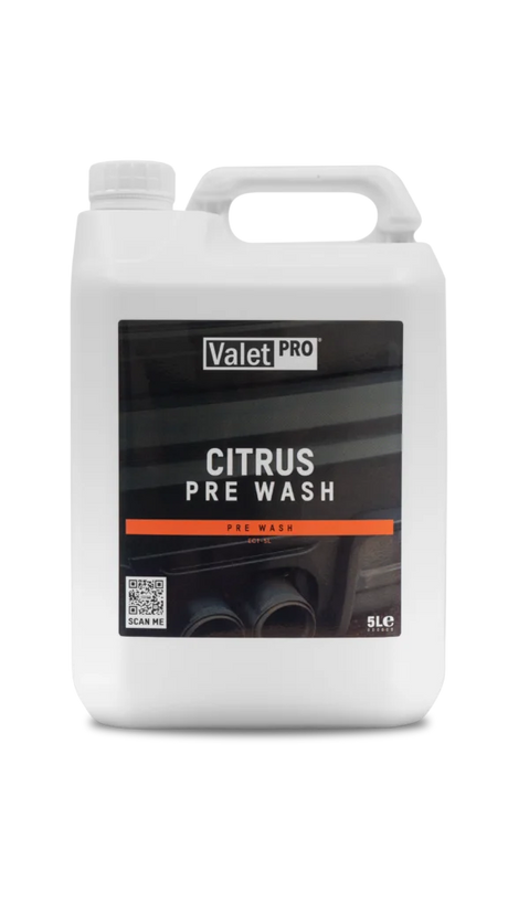 ValetPRO Citrus Pre Wash | Wax & Sealant Safe 5L