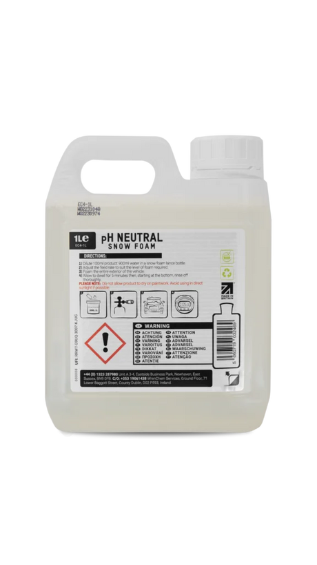 ValetPRO pH Neutral Snow Foam | Wax & Ceramic Coating Safe 1L