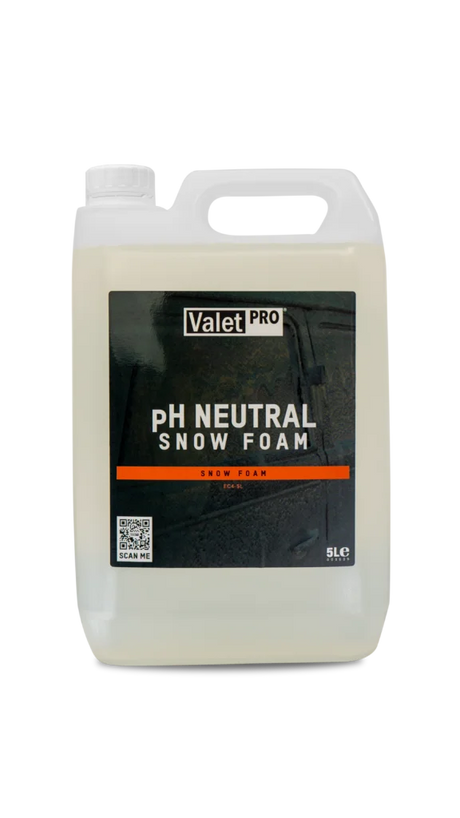 ValetPRO pH Neutral Snow Foam | Wax & Ceramic Coating Safe 5L