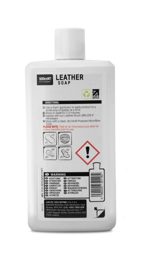 ValetPRO Leather Soap | Effectively Cleans Leather Surfaces  500ml