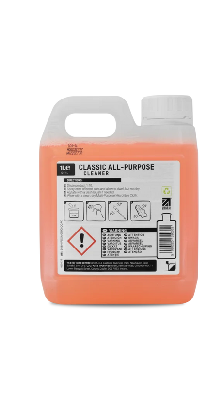 ValetPRO Classic All Purpose Cleaner | Highly Flexible Dilution 1L