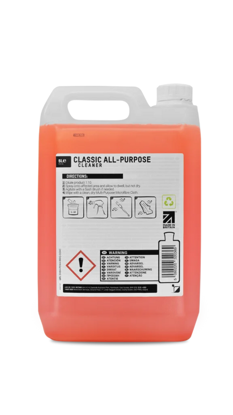 ValetPRO Classic All Purpose Cleaner | Highly Flexible Dilution 5L