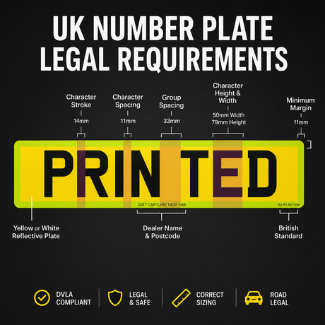 4D HiLine Number Plates