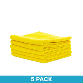 Mcrofbre Versatowel Yellow | 5 Pack Multi-purpose Microfibre Cloths
