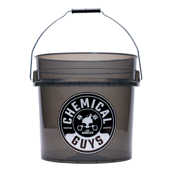 Chemical Guys Heavy Duty Clear Black Smoked Obsidian Bucket