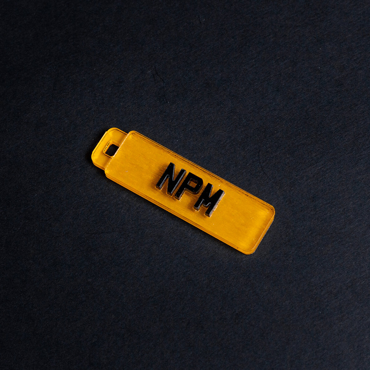 Car Number Plate 4D Key Ring