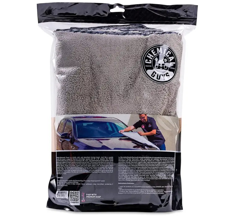 Chemical Guys Woolly Mammoth Drying Towel | Scratch Free