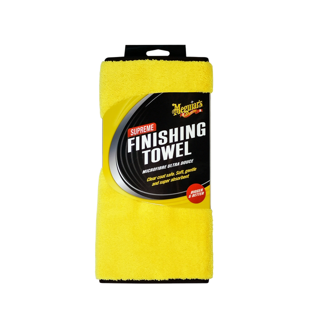Meguiar's Microfibre Finishing Towel V2 | Super Soft & Thick Buffing Towel