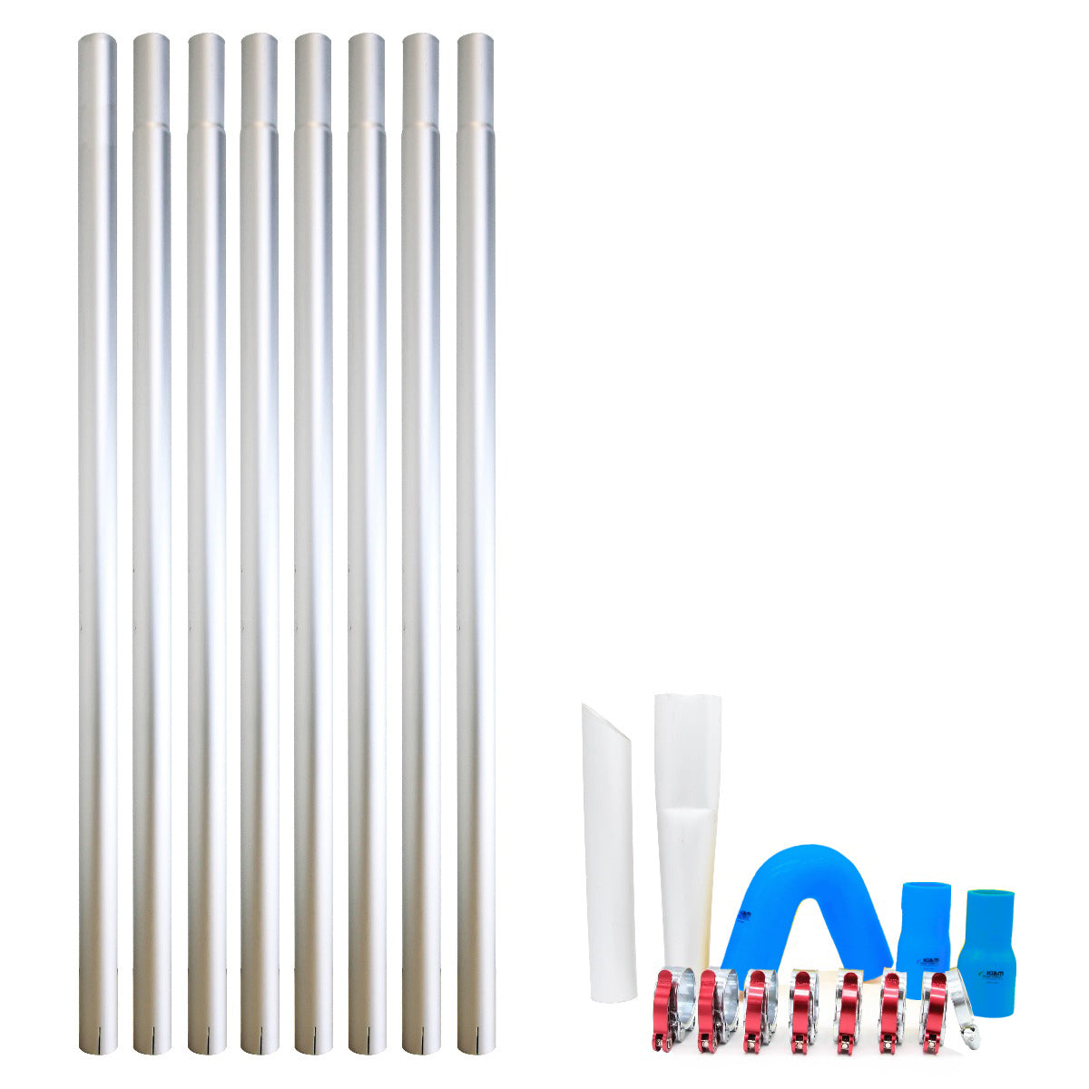 Gutter Vacuum Pole Kits Lightweight Aerospace Aluminium