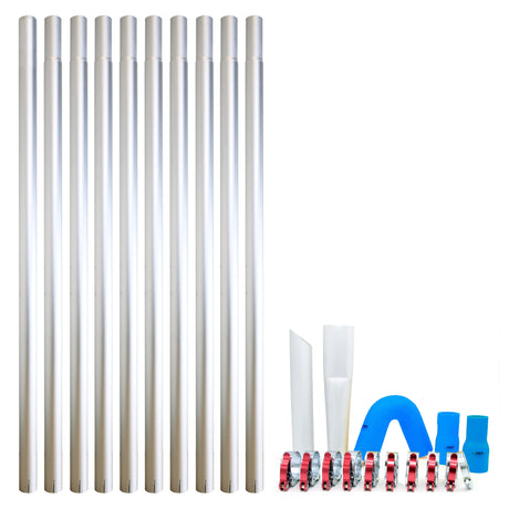 Gutter Vacuum Pole Kits Lightweight Aerospace Aluminium