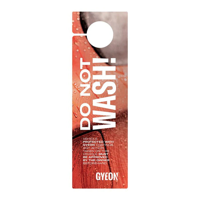 Gyeon Q²M Do Not Wash Hanger | For PPF & Ceramic Coated Vehicles