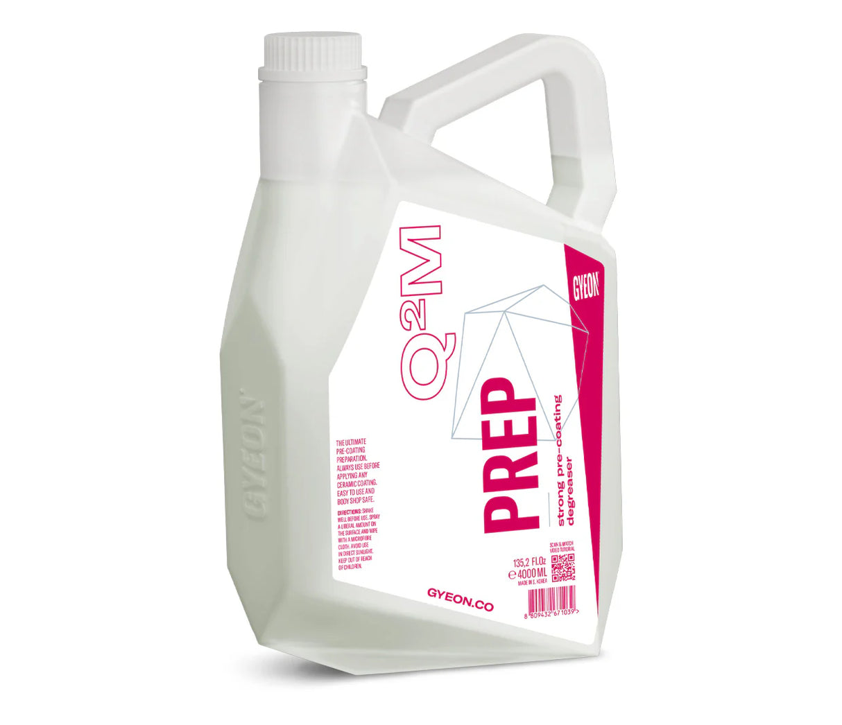 Gyeon Q2M Prep 4L | Preperation Spray For Ceramic Coating and Wax