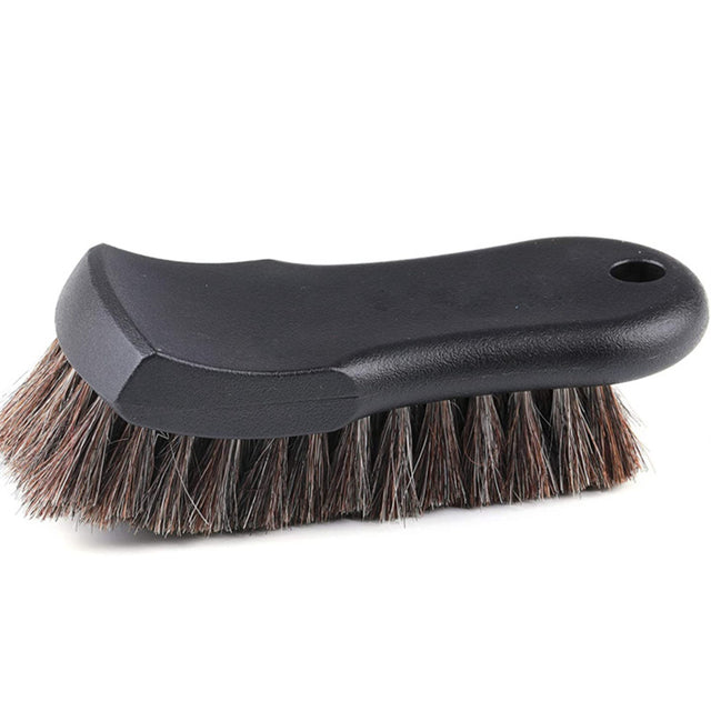 Horse Hair Leather Upholstery Brush | Soft Bristle Leather Brush