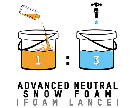 ValetPRO Advanced Neutral Snow Foam 1L | Ceramic & Wax Safe