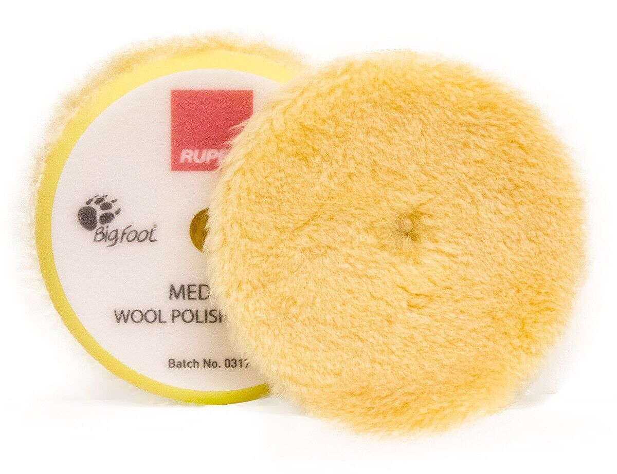 RUPES Yellow Medium Wool Polishing Pad