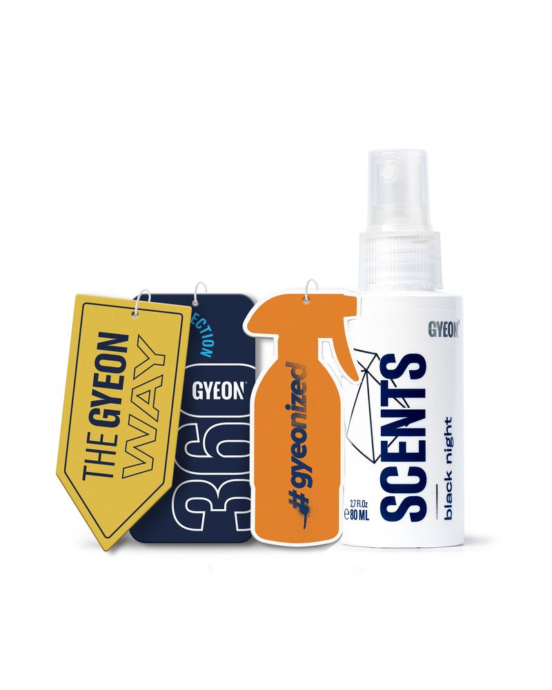 Gyeon Q²M Scents | Sprayable & Hanging Air Fresheners - Black Night