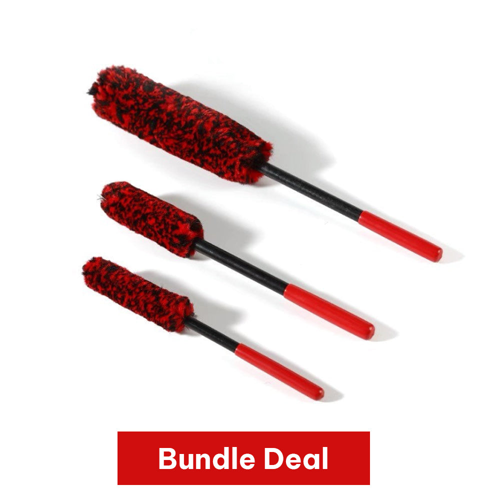 Wheel Woolies 3 Piece Set The Best Wheel Cleaning Brush Set Just