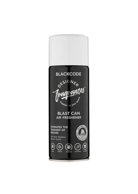 Designer Fragrances Black Code Blast Can | Shop At Just Car Care