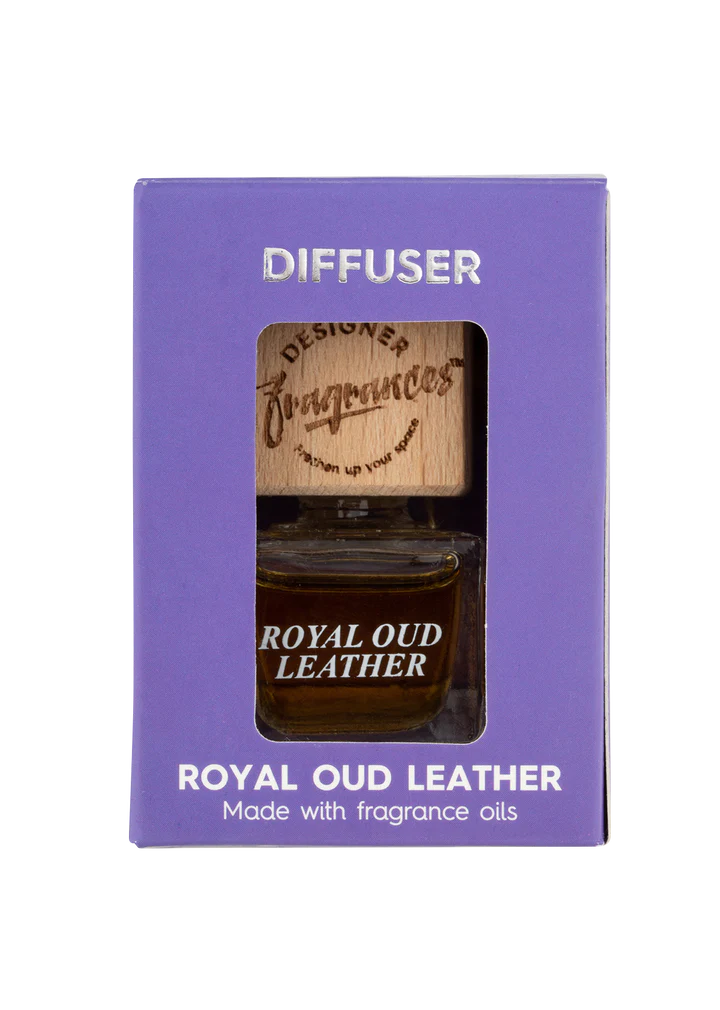 Designer Fragrances Royal Oud Leather Diffuser | Shop At Just Car Care