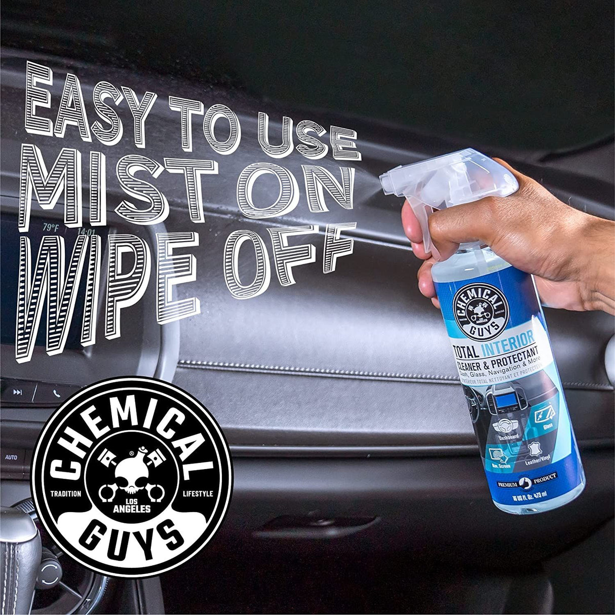 Chemical Guys Total Interior Cleaner & Protectant 473ml | Just Car Care