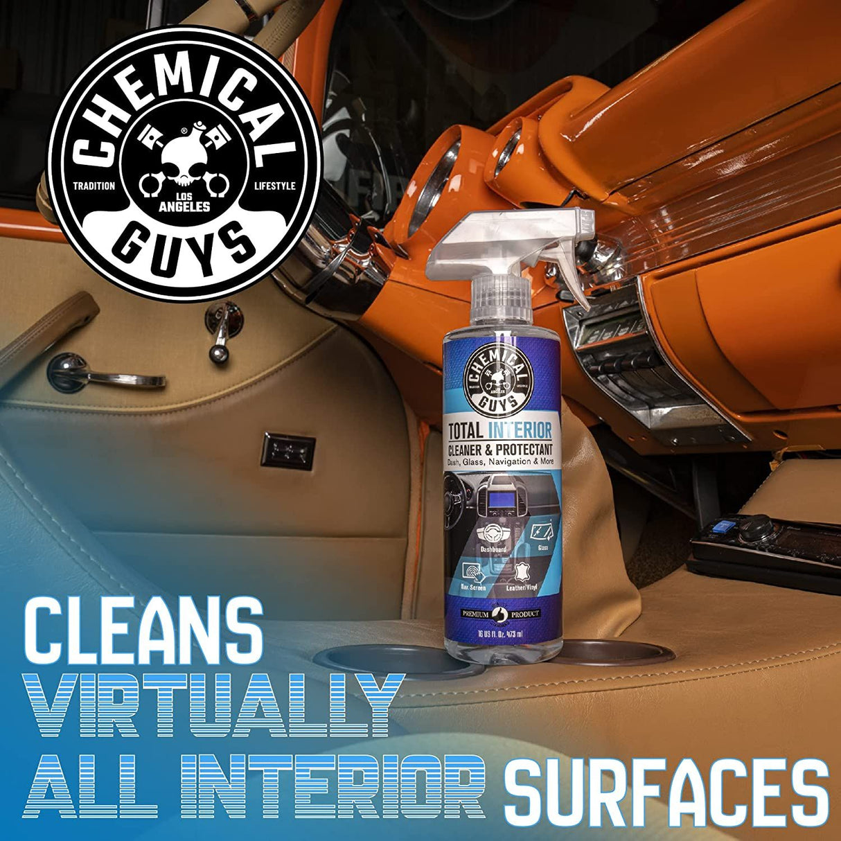 Chemical Guys Total Interior Cleaner & Protectant 473ml | Just Car Care