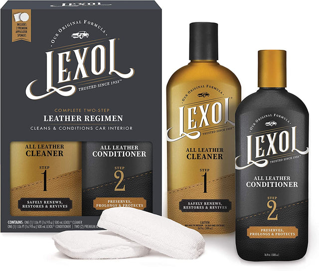 Lexol, Leather Care Kit (500ml Bottles) | Shop At Just Car Care