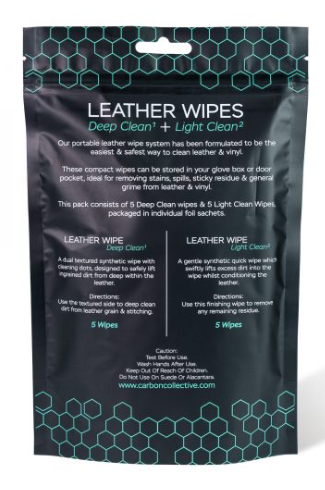 Carbon Collective, Leather Wipes | Shop At Just Car Care
