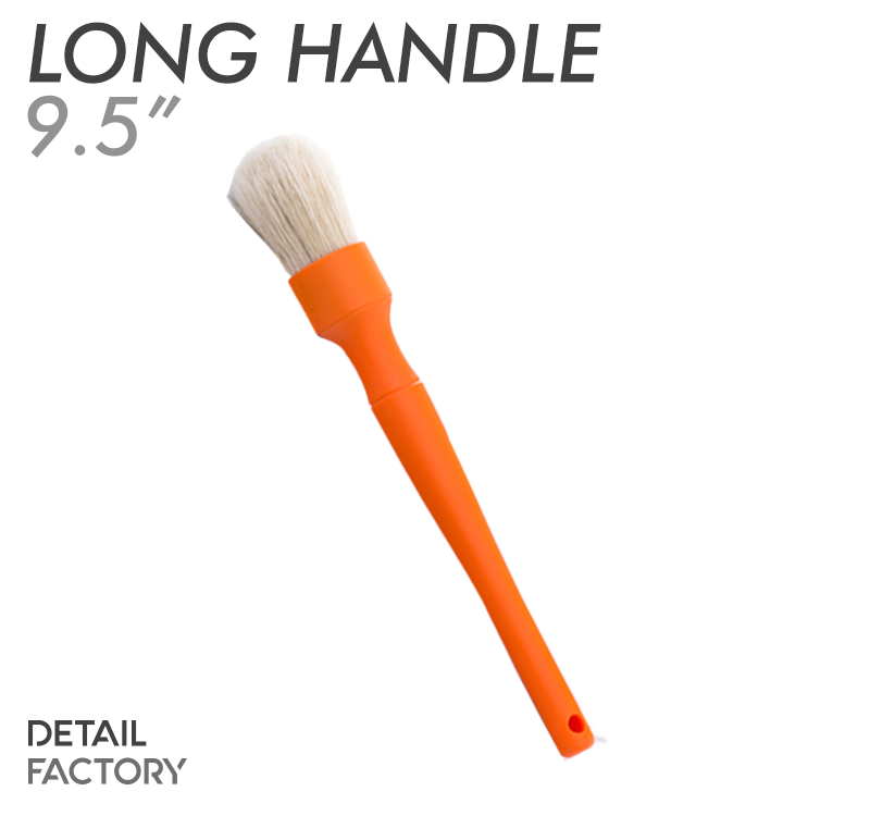 Detail Factory TRC Edition Orange Boar Hair Brush - LARGE - Just Car Care 
