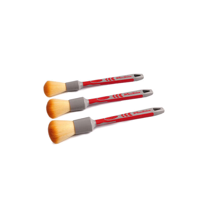 Maxshine Detailing Brush – Red & Grey - Ultra Soft 12mm (Small)
