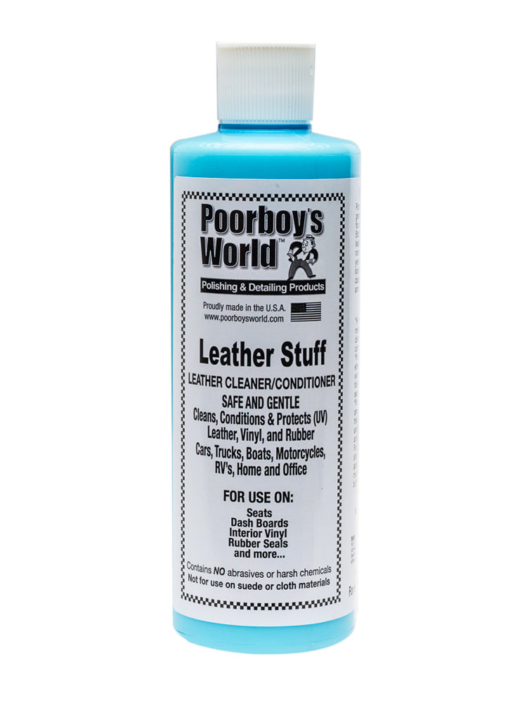 Poorboys World Leather Stuff Leather Cleaner, 473ml | Shop At Just Car Care