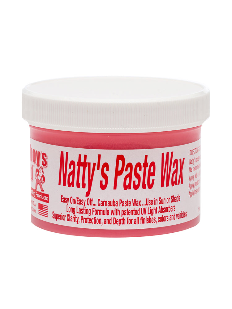 Poorboys World Natty's Paste Wax - Red, 8oz | Shop At Just Car Care