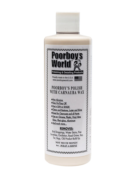 Poorboys World Polish with Carnauba, 473ml | Shop At Just Car Care