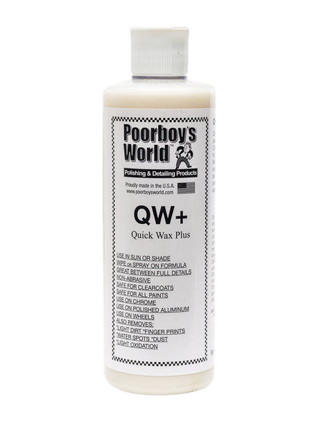 Poorboys World QW+ Quick Wax Plus, 473ml | Shop At Just Car Care