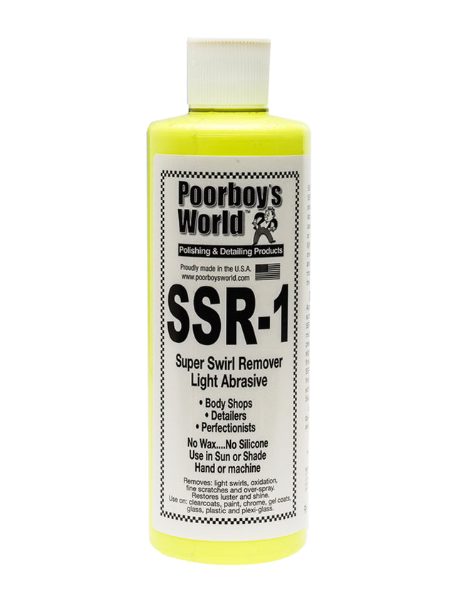 Poorboys World Super Swirl Remover SSR1, 473ml | Shop At Just Car Care