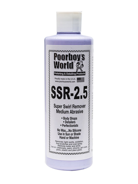 Poorboys World Super Swirl Remover SSR2.5, 473ml | Shop At Just Car Care