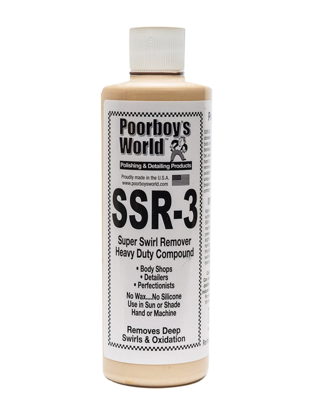 Poorboys World Super Swirl Remover SSR3, 473ml | Shop At Just Car Care