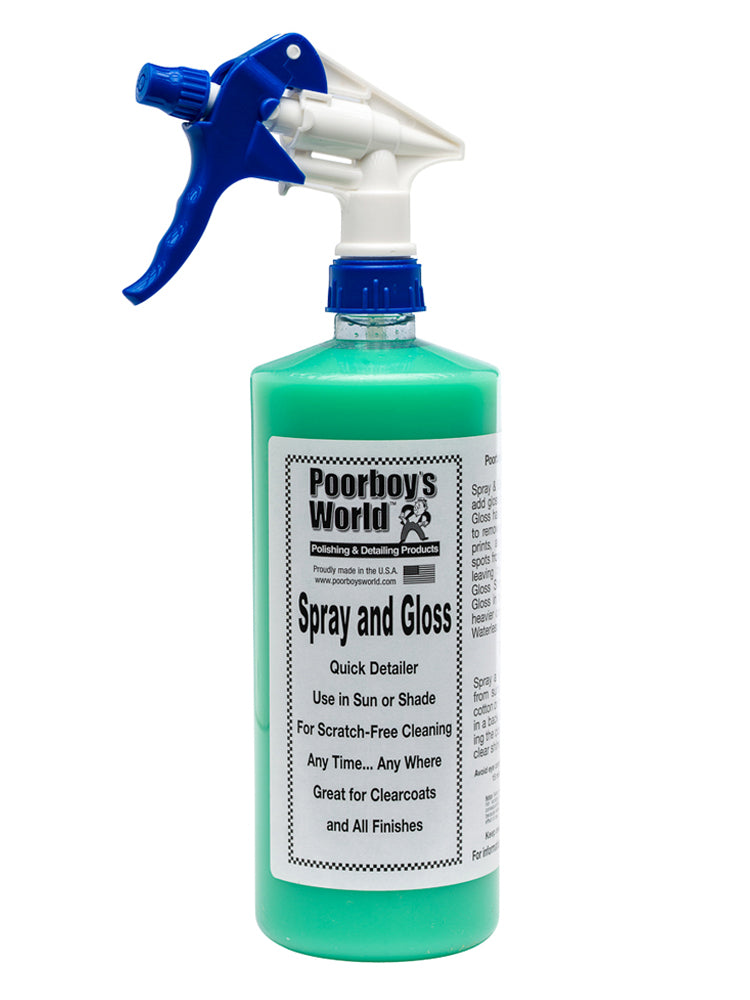 Poorboys World Spray and Gloss Quick Detailer, 473ml | Shop At Just Car Care