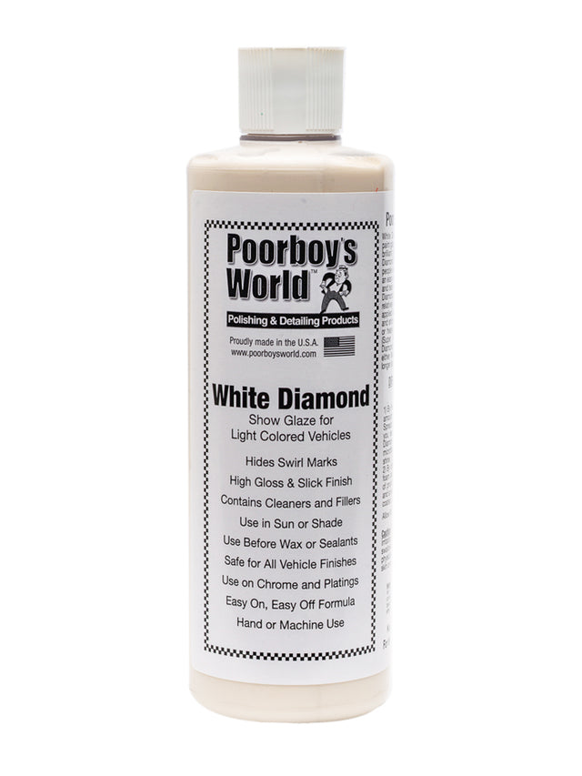 Poorboys World White Diamond Show Glaze, 473ml | Shop At Just Car Care