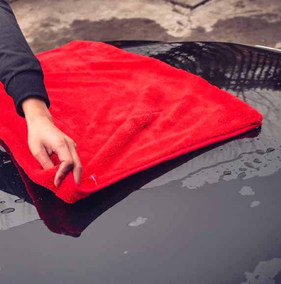 Maxshine Big Red Microfibre Drying Towel | Safe Car Drying Towel