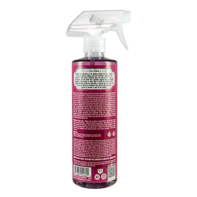 Chemical Guys Decon Pro Iron Remover 473ml | Alloy Wheel Cleaner