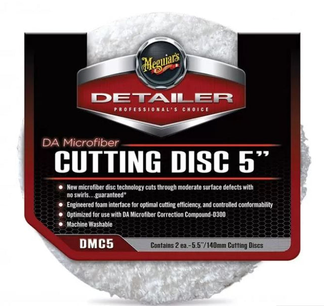 Meguiars DA Microfibre Cutting Disc 5 Inch (2 pack) | Shop at Just Car Care