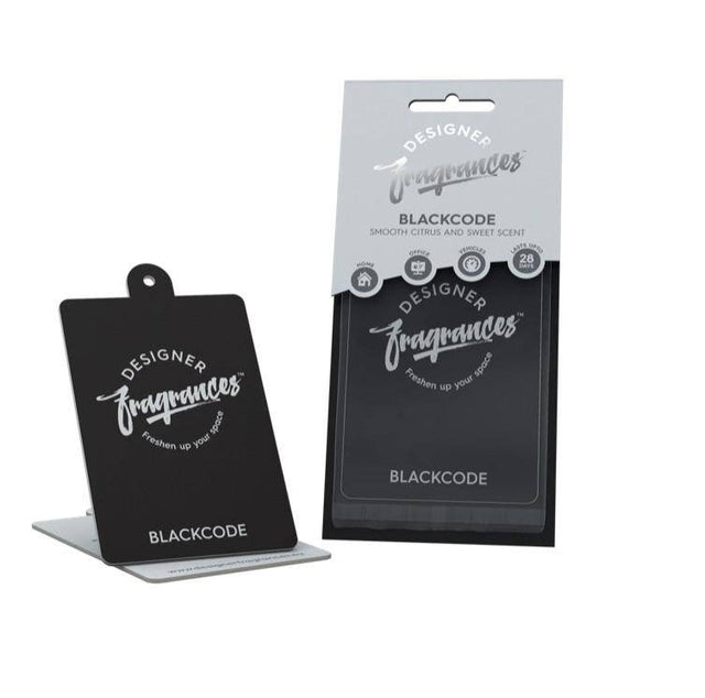 Designer Fragrances Black Code Hanging Air Freshener | Shop At Just Car Care 