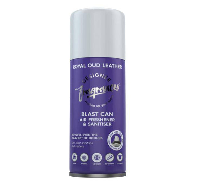 Designer Fragrances Royal Oud Leather Blast Can - Just Car Care 