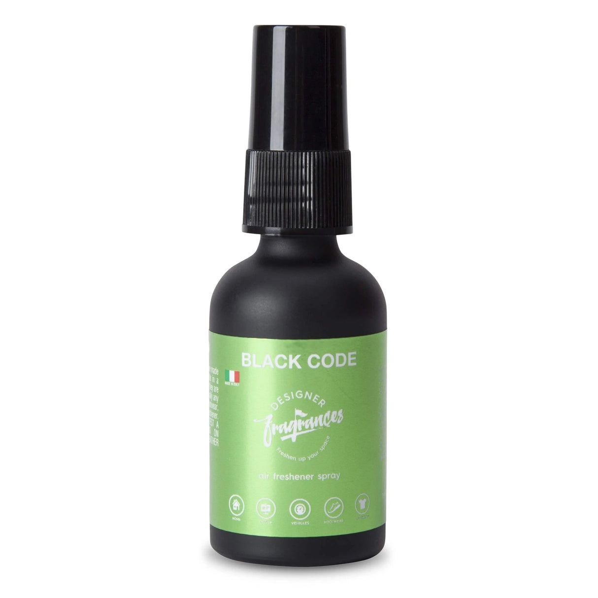 Designer Fragrances Black Code Air Freshener 30ml Spray - Just Car Care 